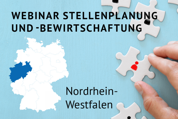 Webinar Stellenplanung gemäß der Landeshaushaltsordnung für Nordrhein-Westfalen (LHO)